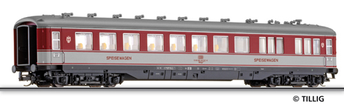 Dining car in POP livery. (Limited edition)<br /><a href='images/pictures/Tillig/16974.jpg' target='_blank'>Full size image</a>